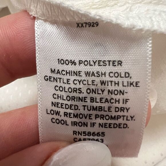 Ivory Business Casual Tie Sleeve Blouse - Picture 9 of 10